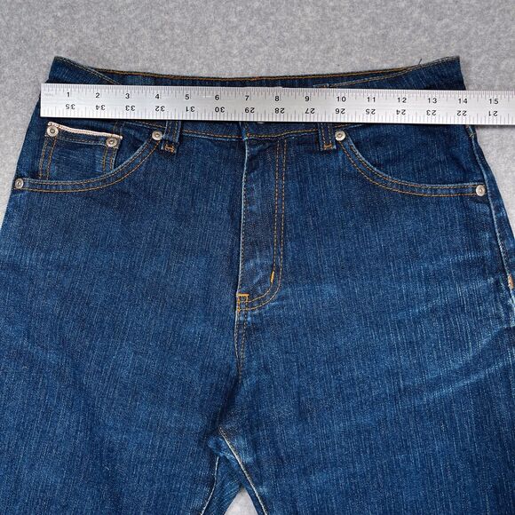 Naked & Famous Jeans Mens 29 (28 x 29) Golden Hour Slub Stretch Selvedge Denim - Picture 4 of 16